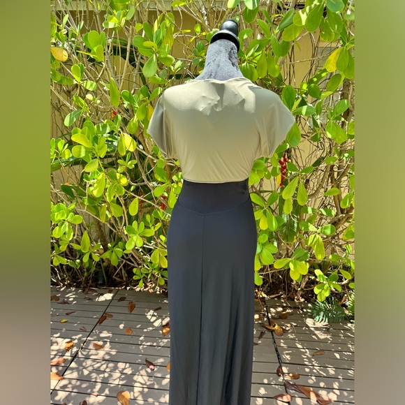 Vix Paula Hermanny Loop Midi Cover Up Black Olive Green Beach Pool Dress XS - Picture 6 of 12
